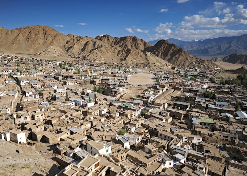 The rooftops of Leh, Ladakh