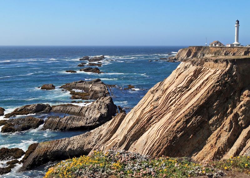 Point Area Lighthouse, Mendocino, northern California