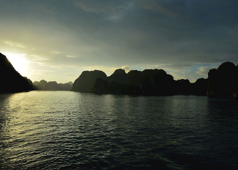 Lan Ha Bay at Sunset