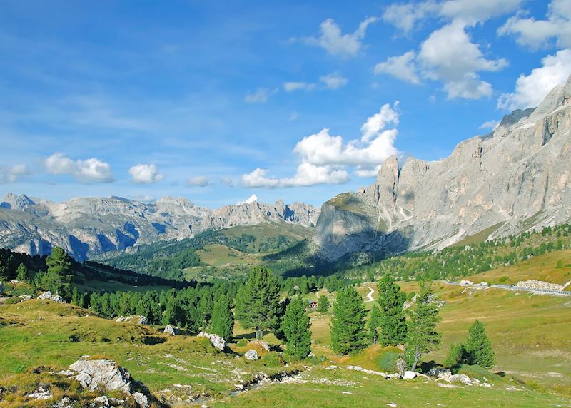 View of the Dolomites, Selva di Val Gardena