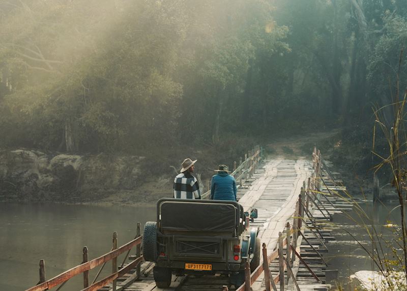 Jeep safaris at Dudhwa Biosphere