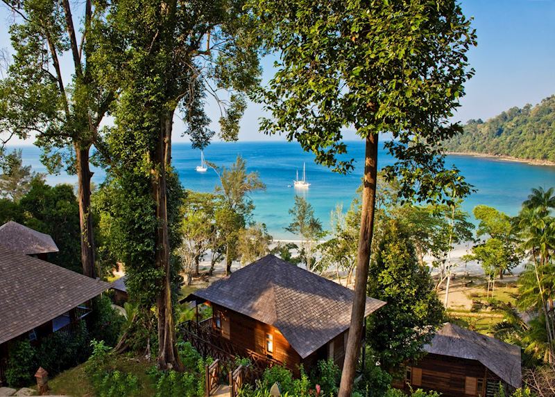 Deluxe villas, Bunga Raya Island Resort